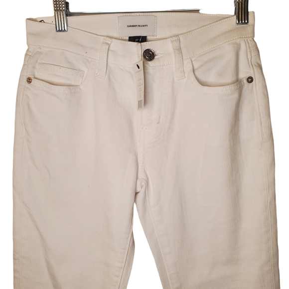 Current Elliott Stilleto Clean White Skinny Jeans - Picture 3 of 11